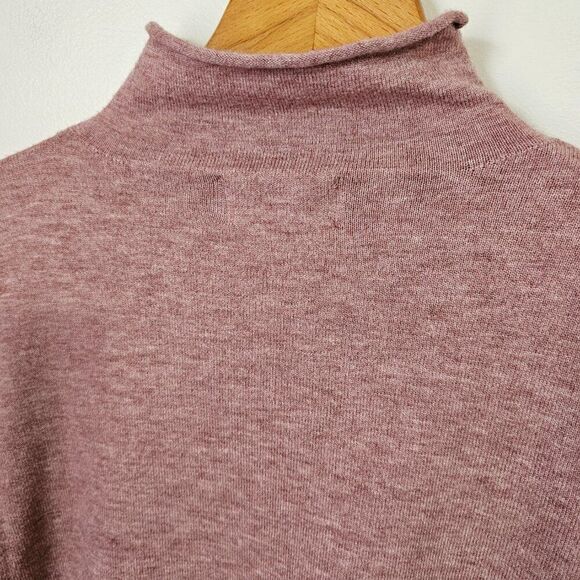 EUC BECOOL PINK KNIT MOCK NECK SOFT SWEATER TOP SIZE SMALL - Picture 5 of 13